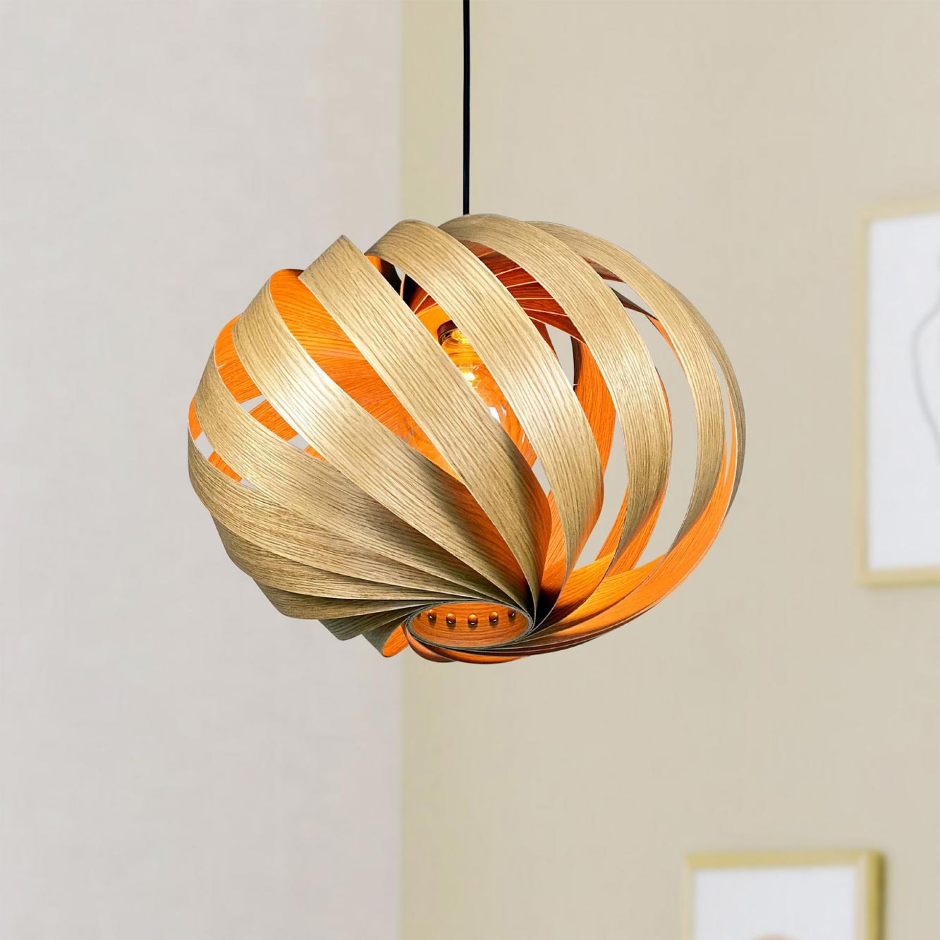 Serentia Pendant lamp Oak O55 cm Gofurnit Oak GOFURNIT SER EIC 55C HGL